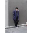 画像8: Used - Shawl Collar Leather Coat (Purple) (8)