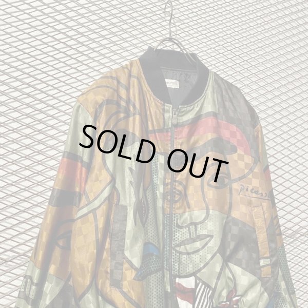 画像2: Picasso - 90's "Picasso" Silk Blouson (2)