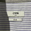 画像6: CMMN SWDN - Half Zip Switching Striped Shirt (6)