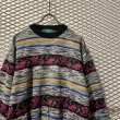 画像4: KENZO - 90's Flower × Border Knit (4)