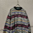 画像2: KENZO - 90's Flower × Border Knit (2)