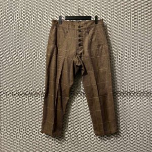 画像: NEMETH - Check Cropped Pants