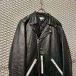 画像2: FACETASM - Cow Leather Riders Jacket (2)