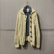 画像1: TOGA Odds & Ends - Denim Docking Knit Jacket (1)