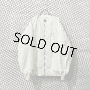 画像: FACETASM - Nocollar Bomber Jacket (White)