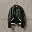 画像1: FACETASM - Cow Leather Riders Jacket (1)