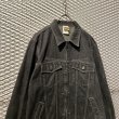 画像2: MASTER PIECE - Zip-up Denim Jacket (Black)  (2)