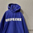 画像4: SUPREME - Striped "LOGO" Hoodie (4)