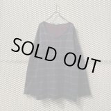 画像: UNDER COVER - Cut-off Tartan Check Knit