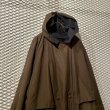 画像2: Used - Hood Long Coat (Brown) (2)