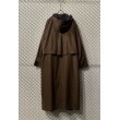 画像6: Used - Hood Long Coat (Brown) (6)