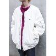 画像10: FACETASM - Nocollar Bomber Jacket (White) (10)