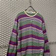 画像2: Yves Saint Laurent - 90's Border Knit (2)