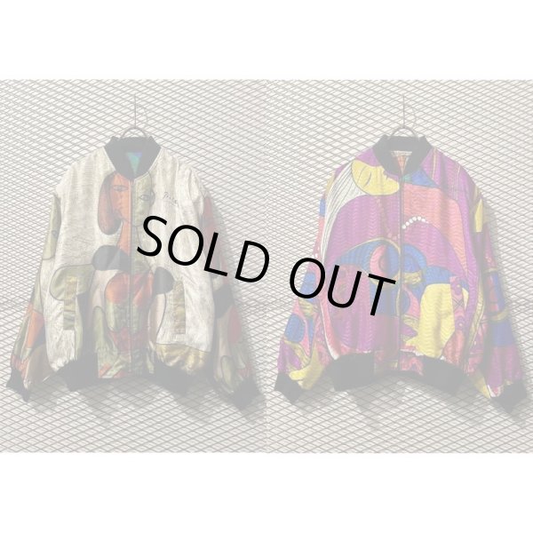 画像1: Picasso - 90's "Picasso" Reversible Silk Blouson (1)