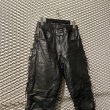 画像2: Used - 80's Lace-up Leather Pants (2)