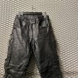 画像4: Used - 80's Lace-up Leather Pants (4)
