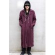 画像8: Used - Over Trench Coat (Burgundy) (8)