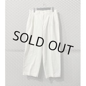 画像: KANSAI - 2-Tuck Wide Pants (White)