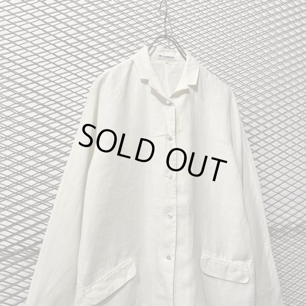 画像2: JIL SANDER - Open Collar Linen Shirt (2)