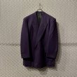 画像2: JUNKO KOSHINO - 90's Double Tailored Setup (Purple) (2)