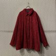 画像1: Used - Snake Fake Suede Shirt (3X) (1)