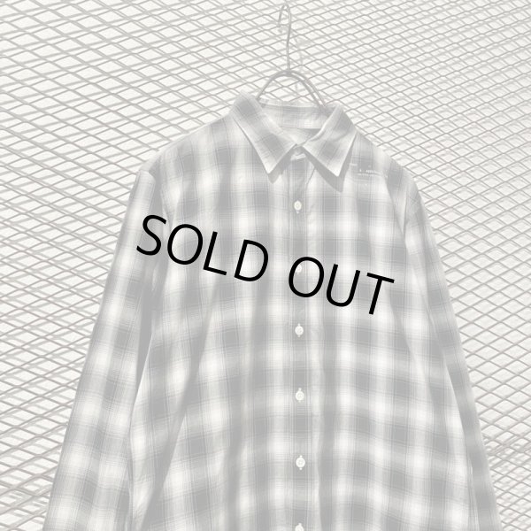 画像2: N.HOOLYWOOD - Shadow Check Shirt  (2)