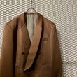 画像3: Used - Double Shawl Collar Setup (Brown) (3)