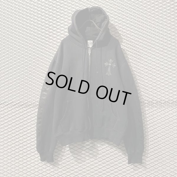 画像1: Bootleg Chrome Hearts - 90's Zip-up Hoodie (1)