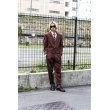 画像9: Used - Double Shawl Collar Setup (Brown) (9)