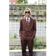 画像10: Used - Double Shawl Collar Setup (Brown) (10)