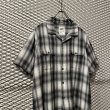 画像2: BAL - Shadow Check Open Collar Shirt (2)