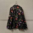 画像5: Used - Flower Open Collar Rayon Shirt (5)