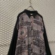 画像2: Used - "Jewelry" Switching Rayon Shirt (2)