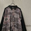 画像4: Used - "Jewelry" Switching Rayon Shirt (4)