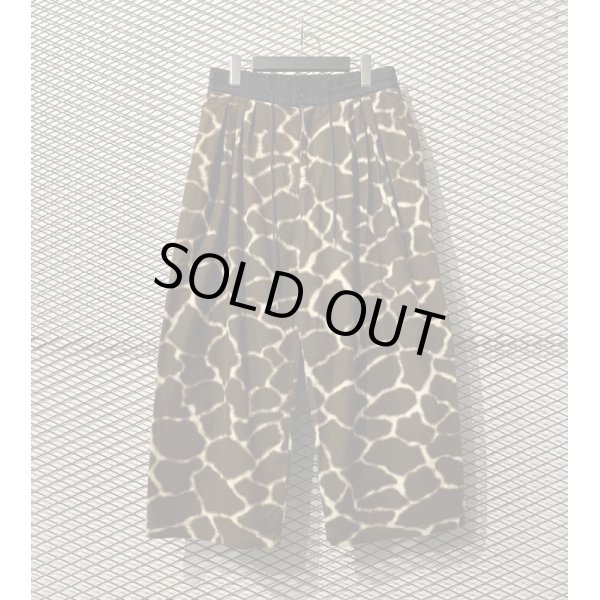 画像1: Sasquatchfabrix - 4-Tuck Giraffe Wide Pants (1)