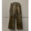 画像1: Used - 90's Leather Flared Pants (1)