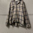 画像3: SUNSEA - Check Rayon Open Collar Shirt (3)