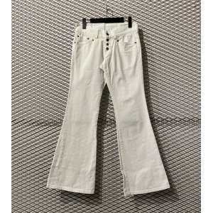 画像: TORNADO MART - Flare Denim Pants (White)