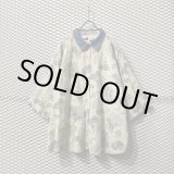 画像: Used - Denim Switching Flower Shirt (3X)