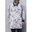 画像9: Used - Denim Switching Flower Shirt (3X) (9)