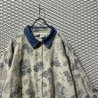 画像4: Used - Denim Switching Flower Shirt (3X) (4)