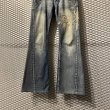画像3: TORNADO MART - Embroidery Flared Denim Pants (3)