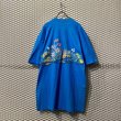 画像5: Used - 90's Flower Over Tee (Blue) (5)