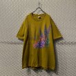 画像1: Used - 90's Flower Over Tee (1)