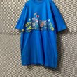 画像3: Used - 90's Flower Over Tee (Blue) (3)