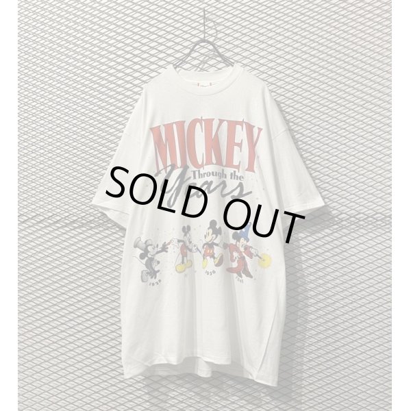 画像1: Used - 90's Mickey's History Tee (1)