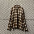 画像1: NUMBER (N)INE - 08A/W Shadow Check Rayon Shirt (1)