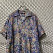 画像4: Y's - 90's Rayon Aloha Shirt (Blue) (4)