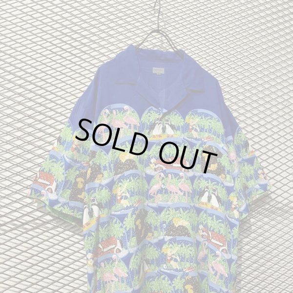 画像2: KENZO - 90's Rayon Animal Pattern Shirt (2)