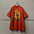 画像1: Used - 90's Sunflower Tee (Red) (1)